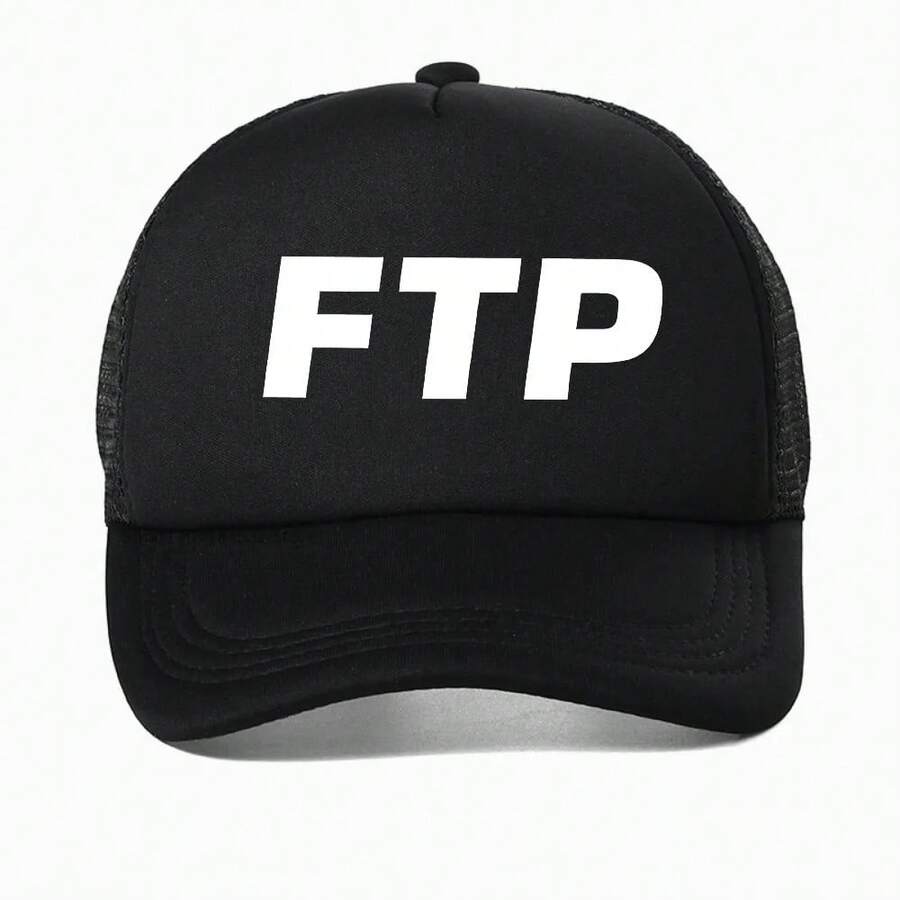 2026Suicideboy Ftp Baseball Cap Men's And Women's Harajuku Rap Harajuku Music Caps Fashion Casual Adjustable Mesh Trucker Hat - Black - View 1