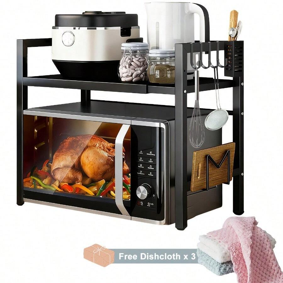 Baker's Racks - 2 Layers Black - View 1