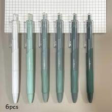 20/10/2/1 Pcs Gel Pens, White Barrel, Retractable Ballpoint Pen, 0.5mm Tip, Black Ink, Quick-Drying, Smooth Writing, Suitable For School, Business, Documents, Office, Diary, Writing, Notes, Suitable For Students, Office Workers, Teachers, School Supplies, Stationery, Learning Supplies - Multicolor - View 9