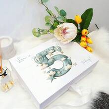 1pc Luxury Personalized Children's Birthday Gift Box, Birthday Gift Box For 1 To 10 Years Old Boys And Girls