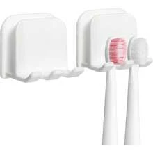 Toothbrush Holder,Bathroom Organizer Countertop, 5 Compartments Multifunctional Storage For Cosmetic, Makeup, Office Stationery Pencil,Toothpaste, Toothbrush,Ideal Gift For Home, Office - 白色大理石 - 查看 10