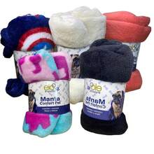Cobertor Pet Mantinha para Cachorro Gato Manta Microfibra Lavável 100x90cm Grande Sortido - Multicolorido - Visão 4