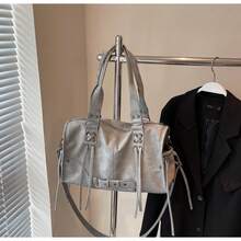 Women Commuter Bag Tote Bag Shoulder Handbag High Quality Biker Style