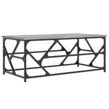 vidaXL Sonoma Couchtisch, Grau, 100 x 50 x 40 cm, Holzwerkstoff - Grau - Übersicht 3
