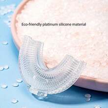 U-Shaped Electric Toothbrush Set, Smart Timer, 3 Cleaning Modes, 360° Auto Brushing, 2 Replaceable Brush Heads, IPX7 Waterproof, Cartoon Dinosaur Design, USB Rechargeable, Suitable As Christmas, Thanksgiving, Birthday Gift For Family And Friends - Multicolor - View 16