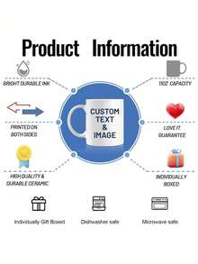 Customized Letter Name Coffee Mug, Personalized Design Cup, Customized Ceramic Mug, Creative Mug, Personalized Gift Water Cup, Personalized Coffee Mug, Personalized Best Friend Mug, Ceramic Cup, Creative Mug, Bridesmaid Gift, White Tea Cup - Multicolor - View 7