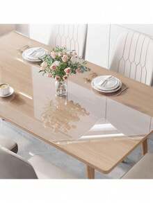 1 Roll High Definition Transparent Protective Film, Adhesive Kitchen Sticker Waterproof Oil-Proof Fireproof, For Tabletop, Wall, Coffee Table, Dining Table, Furniture, Marble Sticker, Scratch-Resistant Heat-Resistant Renovation Sticker - Multicolor - View 7