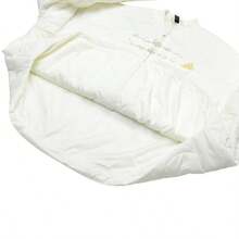 Adidas Women's Padded Coat NYR LT PAD JKT, Casual Minimalist Outdoor Travel Outfit, KH2664 - Han Jade White/gold - View 7