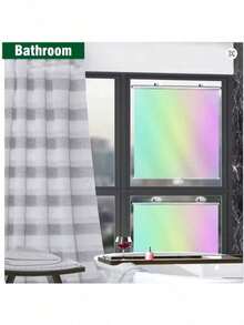 Cortinas de Sombra con Ventosa y Rodillo Universal Cortinas opacas de color plateado sin necesidad de clavos, adecuadas para ventanas en el coche, dormitorio, cocina y oficina. - Plateado - Ver 2