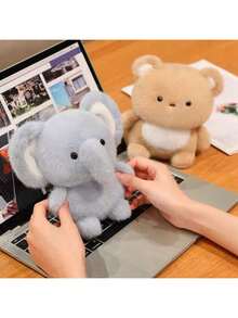 可爱毛绒玩具 - 熊、兔子、大象、绵羊，是办公室伴侣、活动和派对装饰、儿童礼物、家居装饰、生日礼物、独立日礼物、母亲节礼物、婚礼礼物以及各种节日礼物的理想之选。 - 彩色 - 查看 10