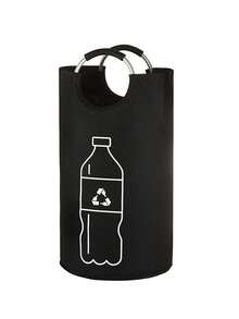 Large Capacity Foldable Recycling Bin, Indoor Home Recycling Box For Plastic Bottles, Clothes, Toys, Multi-Function Laundry Basket, Storage Bin, Space-Saving Collapsible Organizer Box, Durable, Easy To Clean, Home Recycling Container, Storage & Organization, Indoor Storage, Home Decor