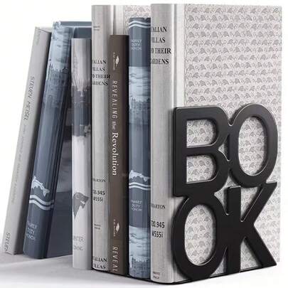 2pcs Vintage Minimalist Metal Bookshelf - Classic Iron Shaped Bookcase, Expandable Bookshelf, Suitable For Home, Office Or Living Room Decor, Perfect For Bookshelf Organization And Stylish Display, Ideal Gift For Students, Graduates, Valentine's Day, Bookshelf Decor | Decorative Bookshelf | Classic Bookcase, Bookshelf Decor, Home Decor, Living Room Decor, Room Decor, Library Decor, Office Decor, Party Decor, Great For Back To School Gift, New Year Gift, Home Gift, Party Gift, Valentine's Day Gift