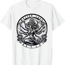 Better Luck Next Life Kali Hindu Goddess Hindusm Women Men T-Shirt - trắng - Xem 1