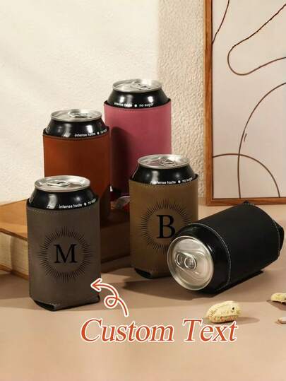 1 PIEZA Juego de enlatado personalizado para bodas, diseñado específicamente para bodas modernas o fiestas de compromiso. Incluye soportes para latas con logotipo personalizado, calentadores de bebidas y enfriadores de cerveza, cada uno de los cuales admite una personalización profunda y está grabado con el nombre de un recién llegado o una fecha especial.