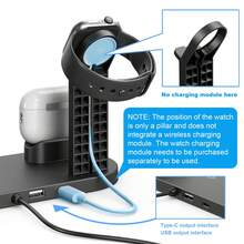 无线充电支架，兼容 17/16/15/14/13/12/11/Xr/X/8 系列；多功能 USB 快速充电底座，兼容 Ultra/SE/11/10/9/8/7/6/5/4/3/2 系列；兼容 Pro 2/4 系列；兼容三星、OPPO、vivo 等安卓手机。 - 彩色 - 查看 7