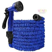 Manguera De Jardin 22 Metros Expandible Retractil Extensible Con Pistola Rociadora De Agua, Set De Manguera De Agua TelescóPica Para El Hogar, Pistola De Lavado De Autos De Alta PresióN, Equipo De Riego Para El JardíN - Azul - Ver 2