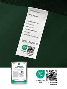 2/3pcs Luxury Satin Ruffle Duvet Cover Set, Includes 1pc Duvet Cover And 1/2pcs Pillow Shams, Luxurious Silk-Like Material, Soft & Breathable, Fits Twin, Full, Queen, King Beds, Machine Washable, Oeko-Tex Certified - Dark Green - View 10