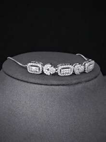 MOONSO Elegant Silver Versatile Bracelet, Vintage Refined Graceful Accessory For Banquet, Party, Gathering