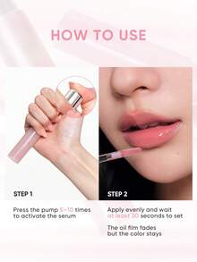 JUDYDOLL 保湿唇油，每日滋养唇部精华油，防止干燥，淡化唇纹，打造水润光泽双唇，深层滋润 - #02 Rose Essential - 查看 7