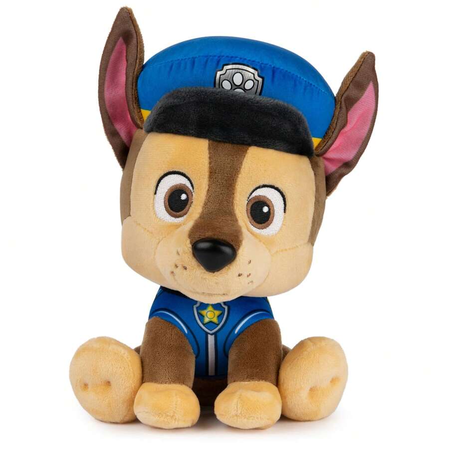 Spin Master GUND 汪汪队立大功 Chase 警官制服毛绒玩具，9 英寸，适合 3 岁及以上儿童 - CHASE(中號) - 查看 1