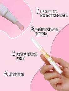 Misslyn Vitamin E Nail & Cuticle Care Oil, Strengthens Nails, Promotes Nail Growth, Suitable For Brittle, Peeling, Cracked, Thin Nails, Ideal For Y2K Makeup, Parties, Beach Trips, Holidays, Camping, Outdoor, Gifts, Rose Fashion Girls, New Year Cosmetics, Cosplay, Best Travel, Festive, Colorful Campus, School, Chinese New Year, Valentine's Day Gifts, Vegan, Cruelty-Free - Coral Orange - View 3