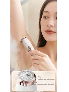 OBOVAY 三合一电动脱毛套装，USB充电式面部毛发修剪器，鼻毛修剪器，腋下、腿毛、鼻毛去除器，女士剃毛神器，理想礼物 - 彩色 - 查看 2