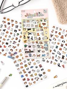 4pcs Cute Cartoon Nose Stickers, Creative Stickers For Gift, Office, Home, Marking, Labels, Classroom, Toys, Student Planner, Vintage Decoration DIY Stickers