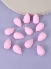 Snowflakes Mini Beauty Makeup Sponge Blender For Detailed Application Around The Eyes And Other Areas, 12 Pcs, Latex Free, Small Makeup Sponges Under Eyes - Multicolor - View 16