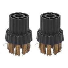 mhjAUNMAS 2 Piezas de Cepillo de latón Boquilla de la Cabeza Alambre Scrub de Esquina Soft Home Handheld Cleaner Piezas de Repuesto Accesorios Aptos para Steam Mop X5sleeping Bags - 219165114 - Ver 2