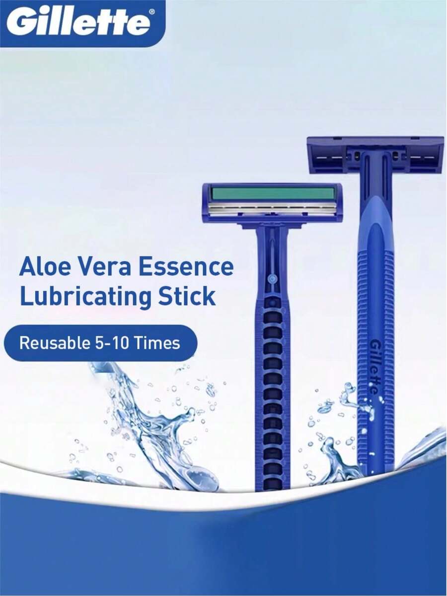 6pcs Gillette Disposable Razors, Suitable For Daily Travel - Safety Razor - View 1