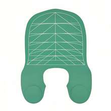 1件硅胶美发肩垫，条纹披肩设计，适用于染发和烫发，沙龙头发保护罩，护发配件 - 彩色 - 查看 14