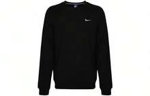 Sudadera Nike Club Ft con cuello redondo y tejido French Terry para hombre - Negro - Ver 1
