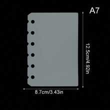 Páginas divisoras transparentes de hojas sueltas, páginas divisoras de planificador, páginas divisoras de carpeta de hojas sueltas, páginas organizadoras, páginas divisoras de cuaderno - Multicolor - Ver 15
