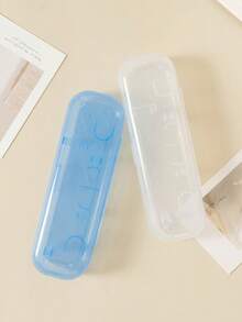 Caja de almacenamiento portátil para cepillo de dientes eléctrico de viaje, caja de almacenamiento portátil para pasta de dientes, caja de almacenamiento simple, caja portátil para pasta de dientes, almacenamiento de cabezales de cepillo de dientes, adecuada para uso diario, viajes, campamentos, hogar, negocios, vuelta al colegio y otras ocasiones - Multicolor - Ver 10