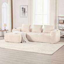 Soffor och soffor - Beige + Manchester + 4-sits + Skum - Visa 5