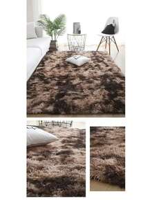 Alfombra esponjosa, ideal para dormitorio de niñas y sala de estar, extra suave y peluda, antideslizante, de color liso, ideal para decoración del hogar.Alfombras modernas ultra suaves para el hogar, alfombra de felpa, decoración del suelo - Multicolor - Ver 6