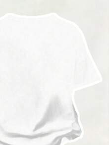 Tween Girls' Numeric Print Short Sleeve Top And Flare Pants Casual Outfit - White - View 7