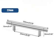 1pc Cabinet Pulls Handles Stainless Steel Cabinet Hardware For Kitchen And Bathroom Cabinets, Overall Drawer Pull ﻿ - Silver - View 13