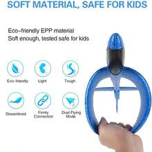 4-Piece/6-Piece Airplane/Flying Toy, 17.5-Inch Large Throwing Foam Airplane/Glider, 2 Flight Modes, Girl's Birthday Gift, Suitable For Boys Aged 3-12 Outdoor Sports Games. - 手拋飛機-6只裝 - 查看 3