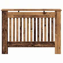 Larryhot Copertura per radiatori Legno vecchio 112 x 19 x 81,5 cm, Compatibile con più modelli, facile da installare e durevole, la scelta ideale per proteggere e mantenere i tuoi elettrodomestici in condizioni ottimali - Castano - Visualizzare 4