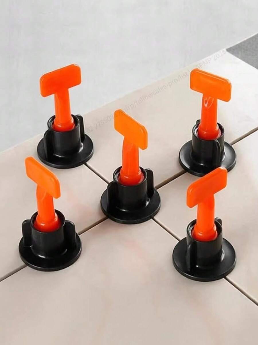 Kit de nivelamento de azulejos, inclui alicate de posicionamento, espaçadores reutilizáveis e removíveis, pinos de aço substituíveis, ferramenta manual ajustável e clipes de posicionamento lateral. Adequado para instalação em pisos e paredes. Ferramenta cruzada e clipes de posicionamento para azulejos de parede e piso. Material PPSU. Não requer montagem.