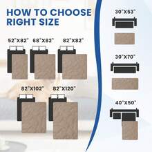 YSTYLE Waterproof Dog Blanket, Non-Slip Soft Pet Bed Cover, Couch Cover For Dogs Washable, Protects Sofa, Furniture, Crate, Car, Tear Resistant Leakproof Pet Blanket - Màu Khaki - Xem 9