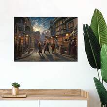 MIGHTYPRINT – Callejón Diagonales por Kinkade Studios - Arte de Pared Duradero " x – NO Hecho de Papel – Coleccionable Oficialmente Licenciado - transparente - Ver 3