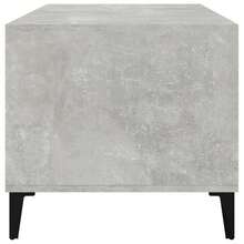 vidaXL Tavolo basso Gris béton 90x49x45 cm Bois d'ingénierie - Grigio - Visualizzare 7