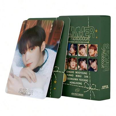 Photocards Tendencia55 Ateez - Edición de Fotolibro de Verano Ateez Fotolibro de Verano Calidad Premium