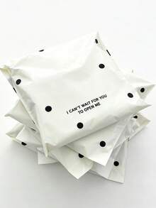 20个米色波点快递袋，礼品和服装包装袋，防水塑料收纳袋 - 办公用品 - 彩色 - 查看 8