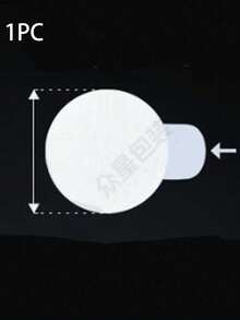 1张，每张54个，自粘装饰贴纸，家具螺丝盖贴纸，家具橱柜维修装饰，家具螺丝孔密封防尘盖贴纸，螺丝孔钉眼损坏修复，学校办公用品，圣诞节，新年节日装饰，适用于厨房、卧室、客厅、卫生间 - 彩色 - 查看 11