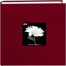 Fabric Frame Cover Photo Album 200 Pockets Hold 4x6 Photos Champion Burgundy - 冠軍勃根地 - 查看 5