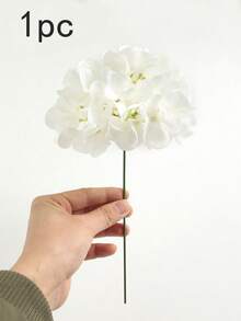 6 bông hoa cẩm tú cầu nhân tạo màu trắng có cuống, đầu hoa giả bằng polyester, thích hợp để trang trí nhà cửa, trang trí tiệc cưới, tiệc sinh nhật, phòng ngủ, phòng khách, trưng bày sáng tạo. - trắng - Xem 9