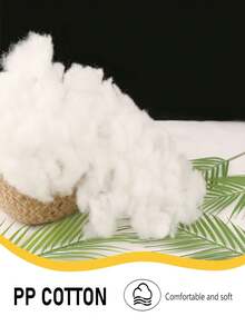 100g Vật liệu nhồi tự làm, Chất liệu nhồi gối sofa đàn hồi cao, Búp bê nhồi bông, Chất độn gối thủ công, Chất độn túi đậu - trắng - Xem 2